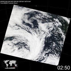 Level 1B Image at: 0250 UTC