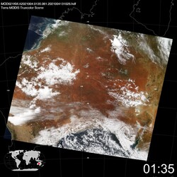 Level 1B Image at: 0135 UTC