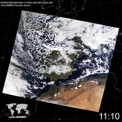 Level 1B Image at: 1110 UTC