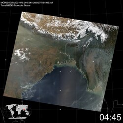 Level 1B Image at: 0445 UTC