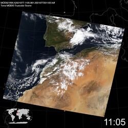 Level 1B Image at: 1105 UTC