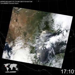 Level 1B Image at: 1710 UTC