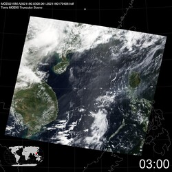 Level 1B Image at: 0300 UTC