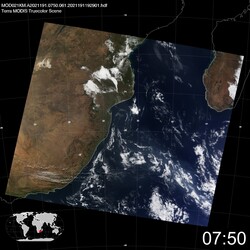 Level 1B Image at: 0750 UTC