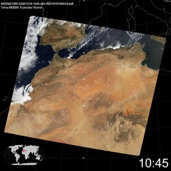 Level 1B Image at: 1045 UTC