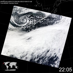 Level 1B Image at: 2205 UTC