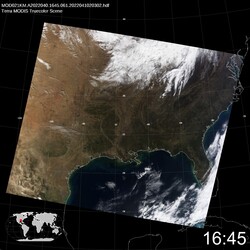 Level 1B Image at: 1645 UTC