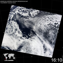 Level 1B Image at: 1610 UTC