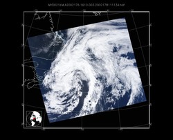 Level 1B Image at: 1610 UTC