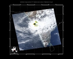 Level 1B Image at: 0830 UTC