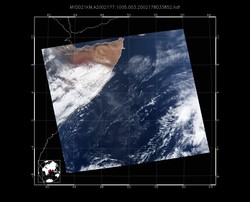 Level 1B Image at: 1005 UTC