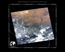 Level 1B Image at: 1325 UTC