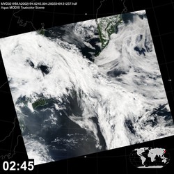 Level 1B Image at: 0245 UTC