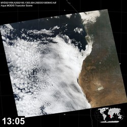 Level 1B Image at: 1305 UTC