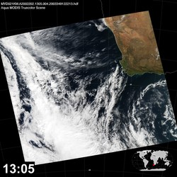 Level 1B Image at: 1305 UTC