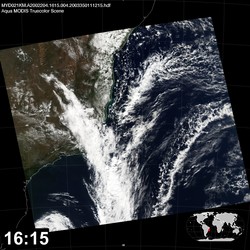 Level 1B Image at: 1615 UTC