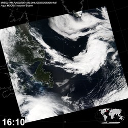 Level 1B Image at: 1610 UTC