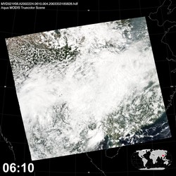 Level 1B Image at: 0610 UTC