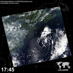 Level 1B Image at: 1745 UTC