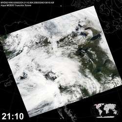 Level 1B Image at: 2110 UTC