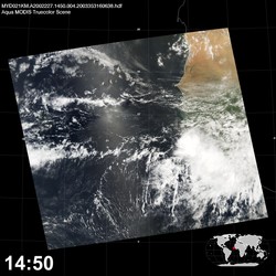 Level 1B Image at: 1450 UTC