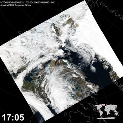 Level 1B Image at: 1705 UTC