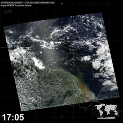 Level 1B Image at: 1705 UTC