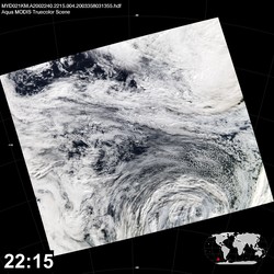 Level 1B Image at: 2215 UTC