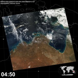 Level 1B Image at: 0450 UTC