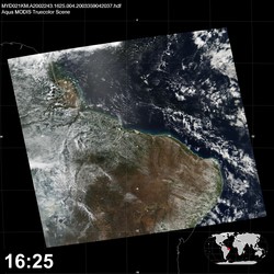 Level 1B Image at: 1625 UTC