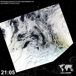 Level 1B Image at: 2105 UTC