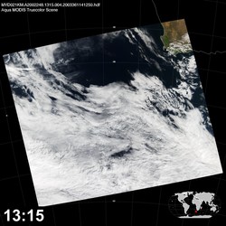 Level 1B Image at: 1315 UTC