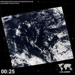 Level 1B Image at: 0025 UTC