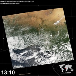 Level 1B Image at: 1310 UTC