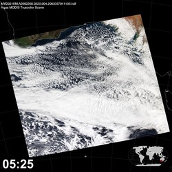 Level 1B Image at: 0525 UTC