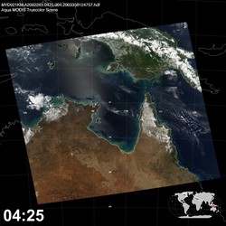 Level 1B Image at: 0425 UTC