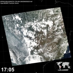 Level 1B Image at: 1705 UTC