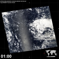 Level 1B Image at: 0100 UTC