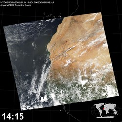 Level 1B Image at: 1415 UTC