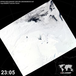 Level 1B Image at: 2305 UTC