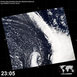 Level 1B Image at: 2305 UTC