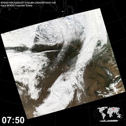 Level 1B Image at: 0750 UTC