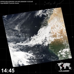 Level 1B Image at: 1445 UTC