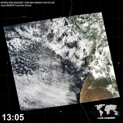 Level 1B Image at: 1305 UTC