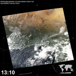 Level 1B Image at: 1310 UTC