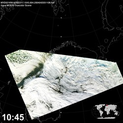 Level 1B Image at: 1045 UTC