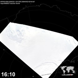 Level 1B Image at: 1610 UTC