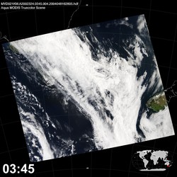 Level 1B Image at: 0345 UTC