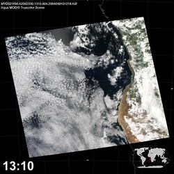 Level 1B Image at: 1310 UTC