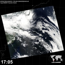 Level 1B Image at: 1705 UTC